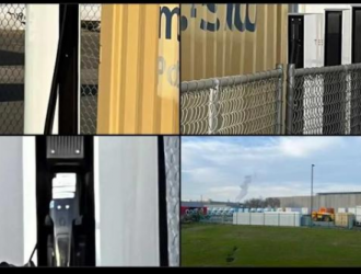特斯拉首座外建大型充电桩安装完毕，配备大型充电枪