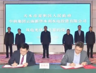 中核集团甘肃签署风光项目框架协议！