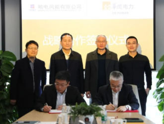 哈电风能与华润电力战略签约