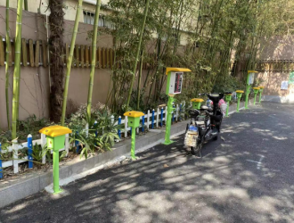 新一批电动自行车充电桩试点落地，就在曹杨这里