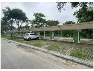 襄阳机场新增电动汽车充电桩正式上线