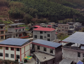 城步苗族自治县茅坪镇双桥村光伏发电项目并网发电