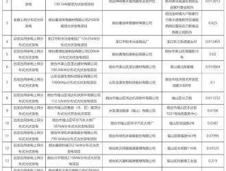 山东烟台公布16个无补贴平价上网光伏项目名单