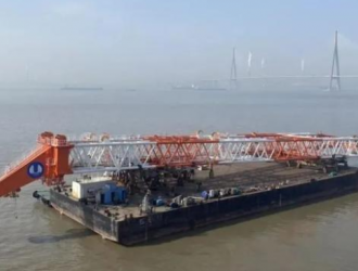 三峡集团一艘海上风电船起重机构件全部完成发运