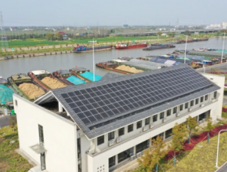 浙江首批水上服务区光伏并网项目初步建成