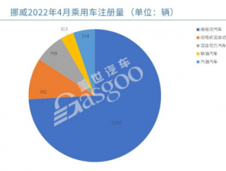 挪威4月新车销量同比下跌26%