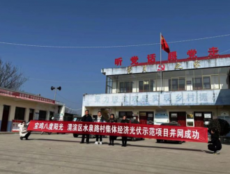 渭滨区高家镇：光伏入驻村集体，高家镇“电燃”助力乡村振兴