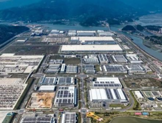 上汽基地供应商园区一期分布式光伏发电项目试运行