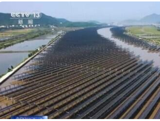 年均发电量可超1亿度我国首座潮光互补型光伏电站并网发电