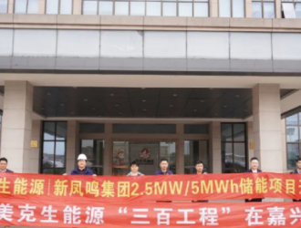 美克生能源携手新凤鸣集团 打造5MWh用户侧储能电站