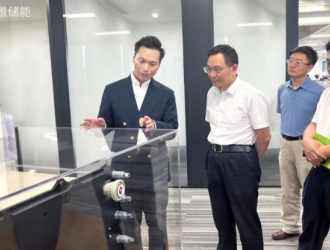 上海市科委副主任谢文澜赴纬景储能调研